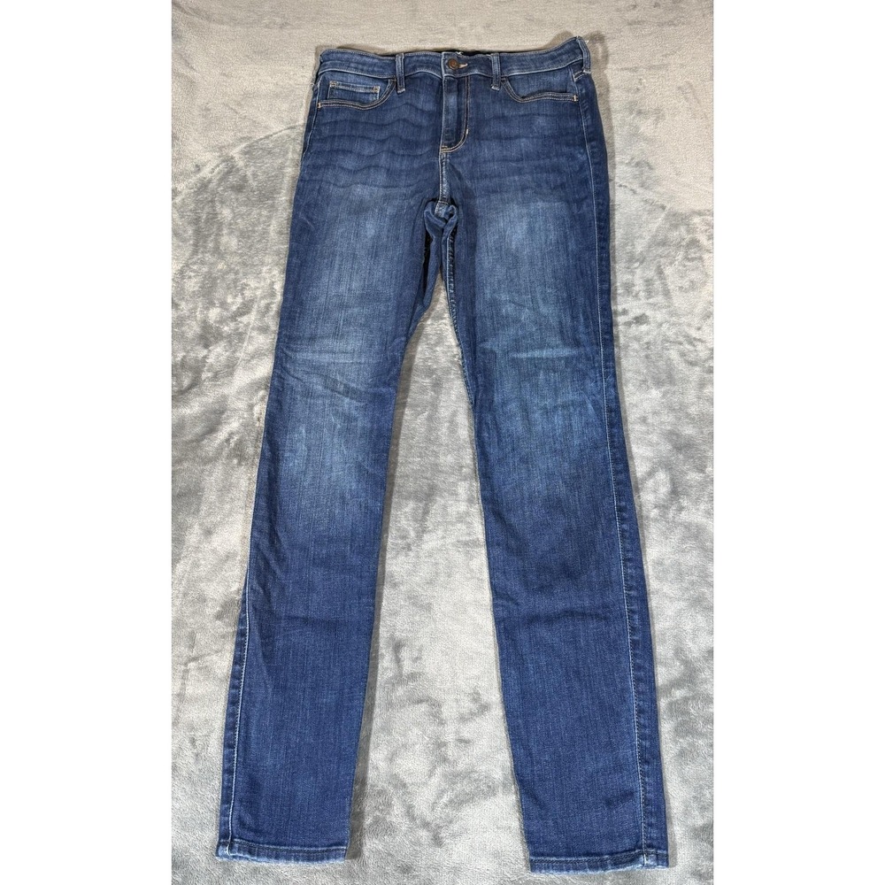 Hollister Jeans Womens 7L Blue High Rise Super Skinny Soft Stretch Denim